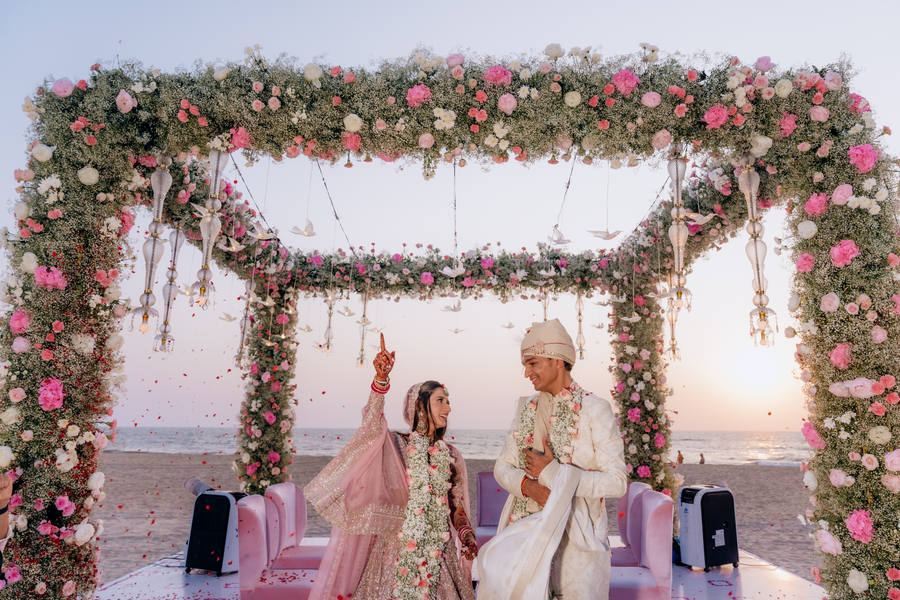 Prachi & Subham: wedding décor at ITC Grand Goa